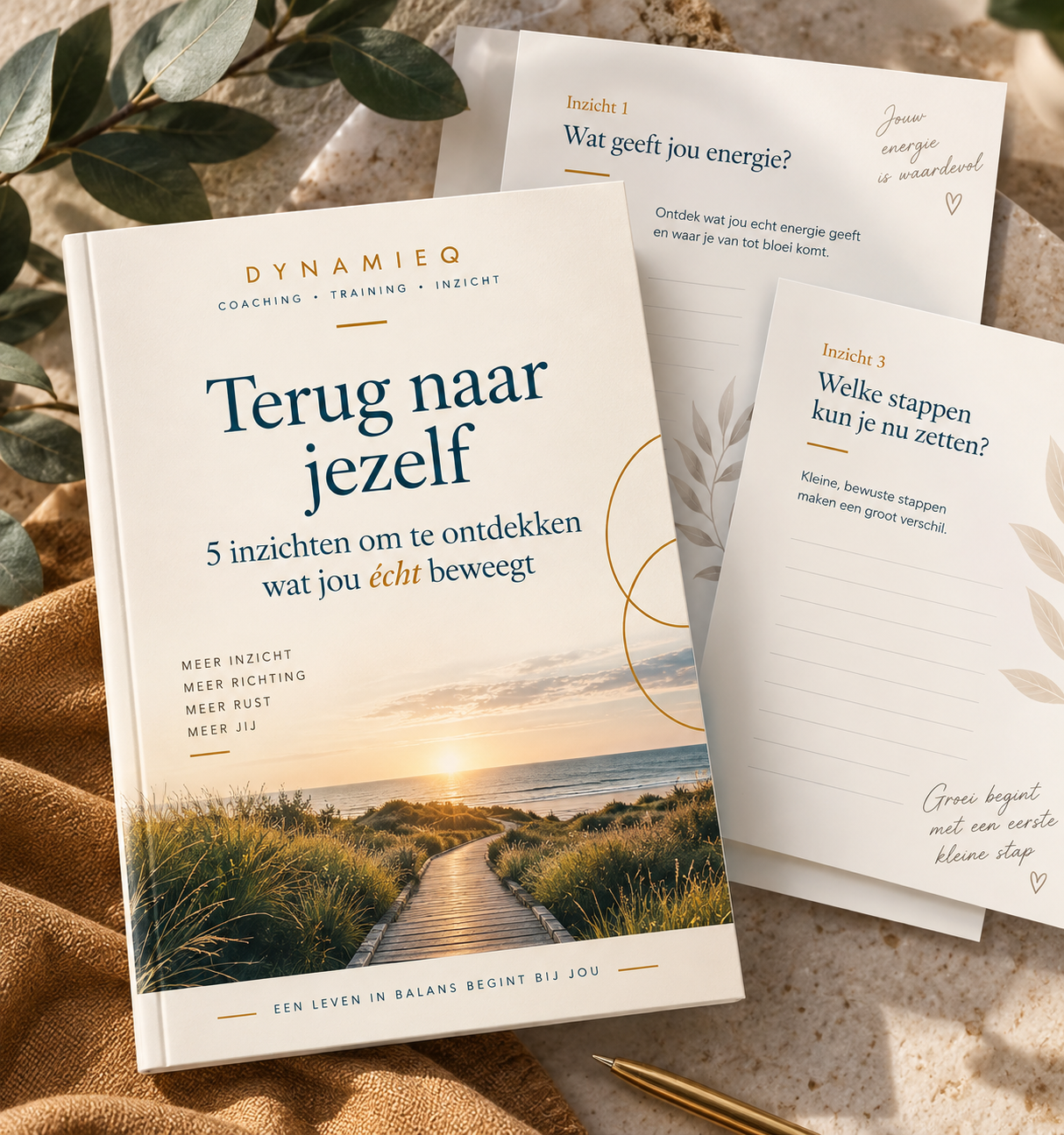 Gratis e-book Terug naar jezelf – 5 inzichten om te ontdekken wat jou écht beweegt.